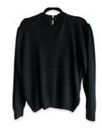 Aziza Pearl Black Sweater