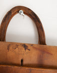 Antique Railway Canvas Leather Mail Bag